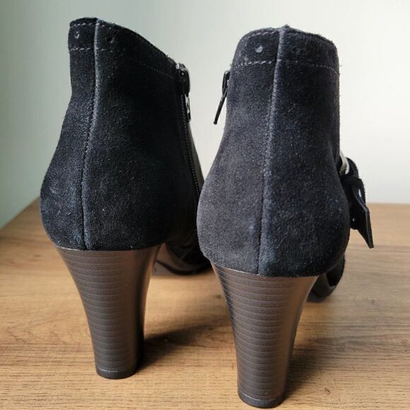 EUC AEROSOLES HEELREST MONK SHOES SHOES GENUINE LEATHER UPPER SIZE 8.5 - Picture 6 of 16